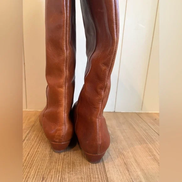 Loeffler Randall Maltilde Riding Boots Cognac - Picture 6 of 13